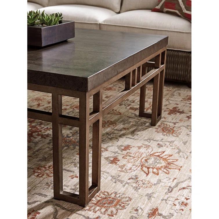Cypress Point Montera Travertine Cocktail Table