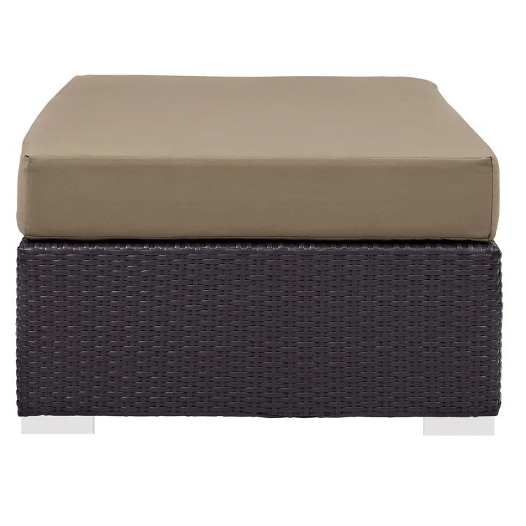 Elswick Rectangle Outdoor Ottoman with Cushion