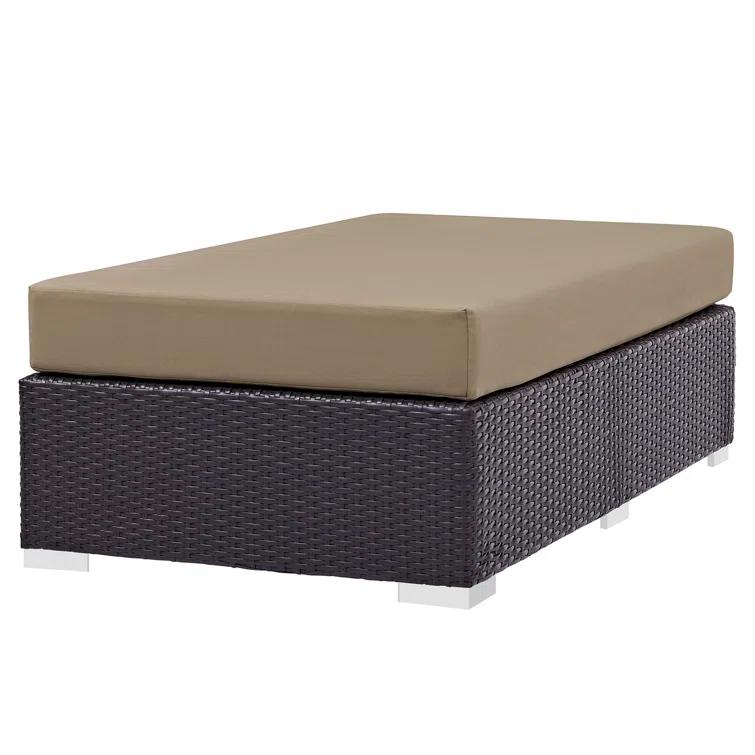 Elswick Rectangle Outdoor Ottoman with Cushion