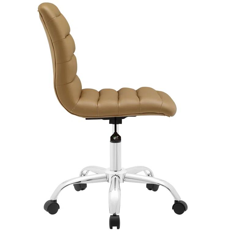 Modway Modway Ripple Armless Mid Back Vinyl Office Chair