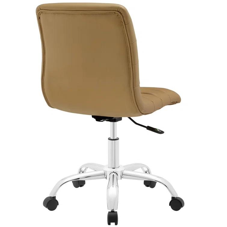 Modway Modway Ripple Armless Mid Back Vinyl Office Chair