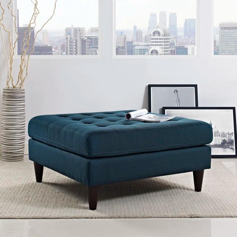 Modway Empress Upholstered Fabric Large Ottoman