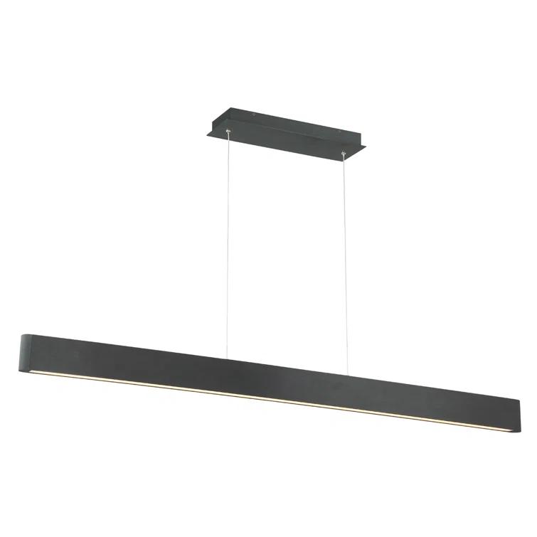 WAC Lighting Volo 54" LED 3000K Contemporary Aluminum Pendant in Black