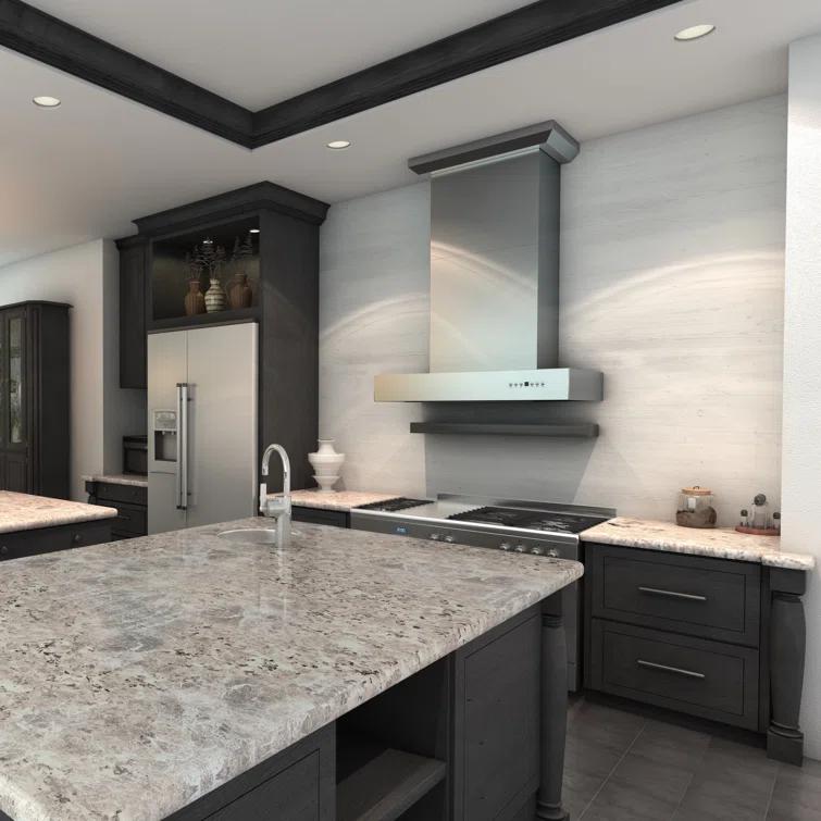 ZLINE ZLINE 36 in. Ducted Professional Wall Mount Range Hood in Stainless Steel (KECOM-36)