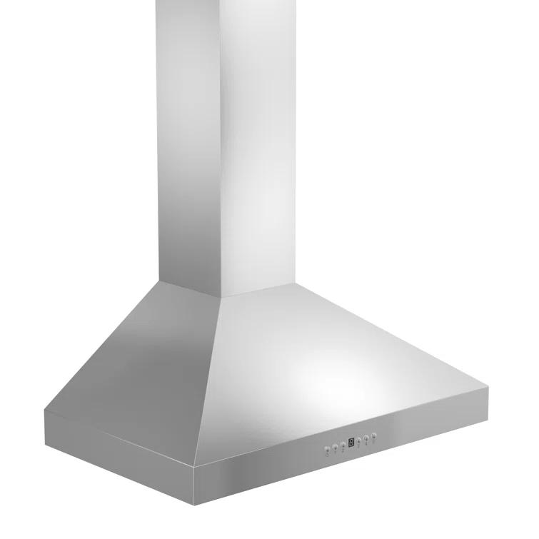 ZLINE ZLINE 36 in. Convertible Vent Convertible Vent Wall Mount Range Hood in Stainless Steel W/ Crown Molding (KL3CRN-36)