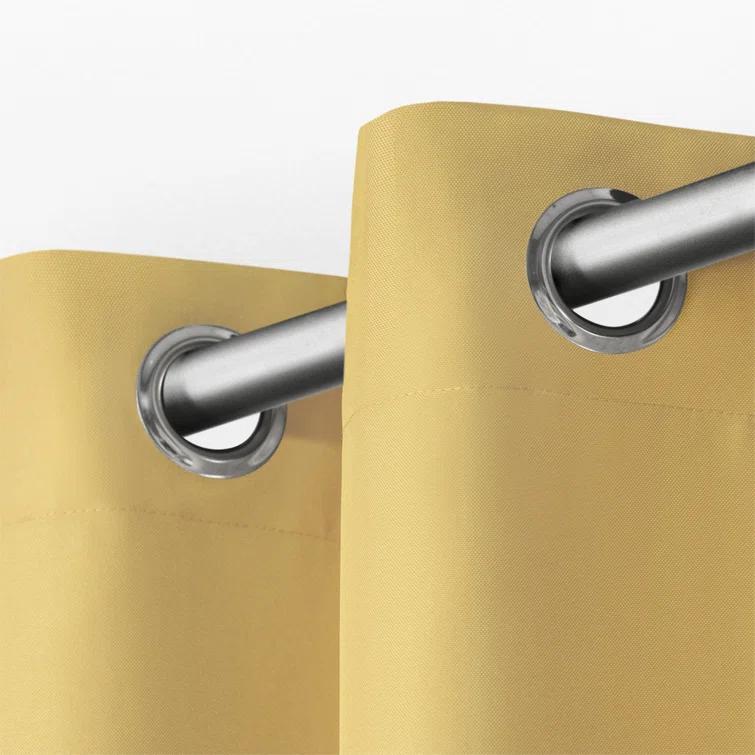Cabana Solid Heavyweight Indoor Outdoor Curtains