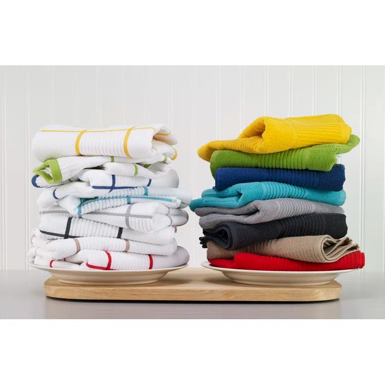 T-fal Solid and Check Dish Cloth