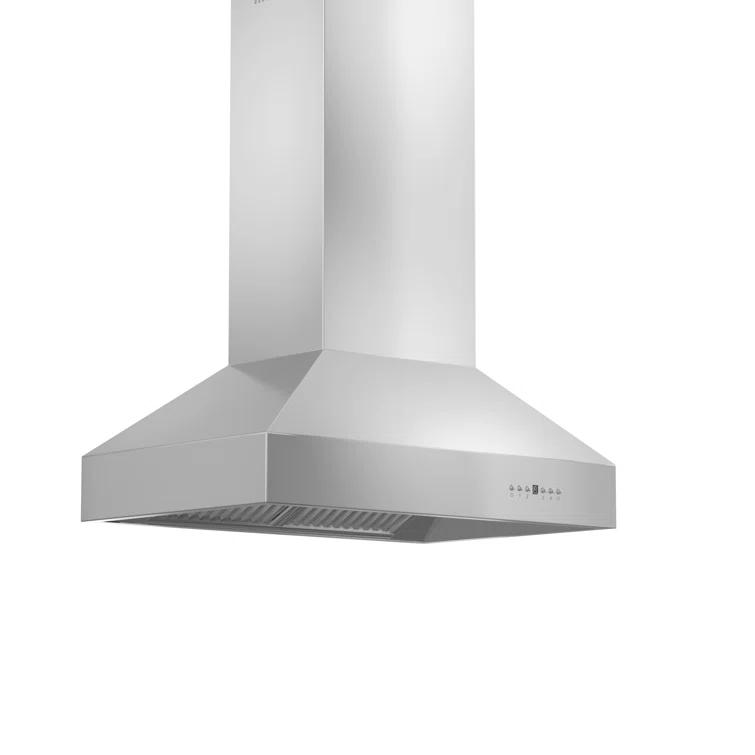 ZLINE 48 in. Ducted Isl& Mount Range Hood in Outdoor Approved Stainless Steel (697i-304-48)