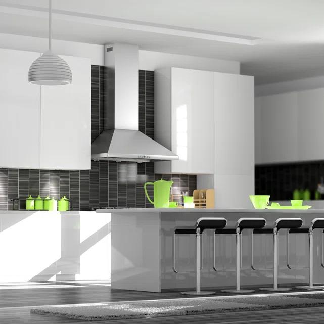 ZLINE KITCHEN & BATH 36 inch Convertible 400-CFM Recirculating Stainless steel Wall-Mounted Range Hood