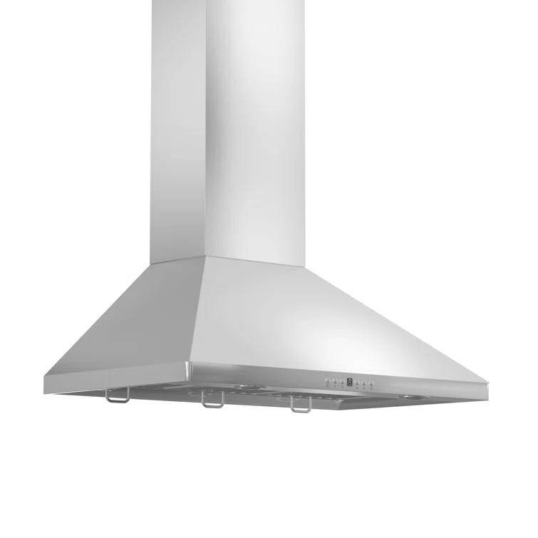ZLINE KITCHEN & BATH 36 inch Convertible 400-CFM Recirculating Stainless steel Wall-Mounted Range Hood