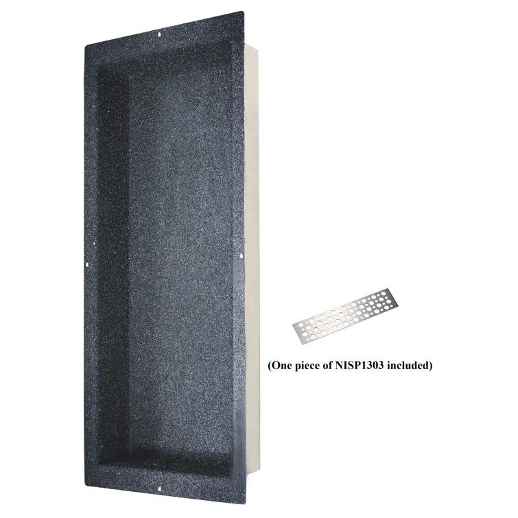 Shower Niche with Support Plate Wall Organizer Rectangular Bathroom Niche Shelf