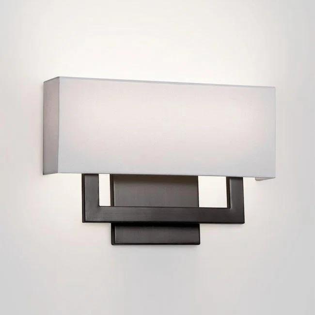 dweLED Manhattan 15-in W 1 -Light Brushed Bronze Integrated LED Wall Sconce