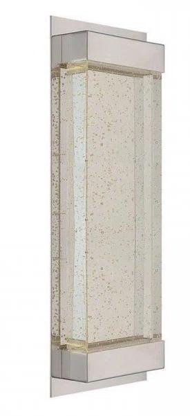 WAC Lighting Mythical 13" 1-Light LED 3000K Aluminum Wall Sconce in Nickel
