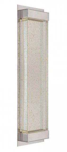 WAC Lighting Mythical 13" 1-Light LED 3000K Aluminum Wall Sconce in Nickel