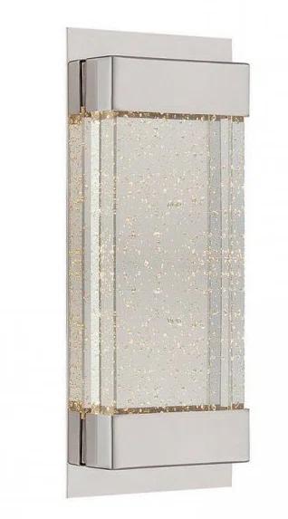 WAC Lighting Mythical 13" 1-Light LED 3000K Aluminum Wall Sconce in Nickel