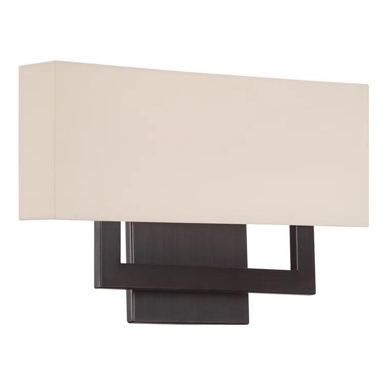 dweLED Manhattan 15-in W 1 -Light Brushed Bronze Integrated LED Wall Sconce