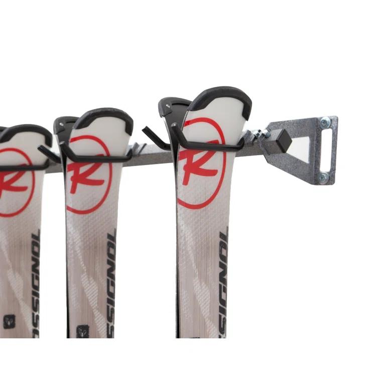 Monkey Bar Storage Steel Wall Mounted Adjustable Multi-Use Ski/Snowboard Rack 3006