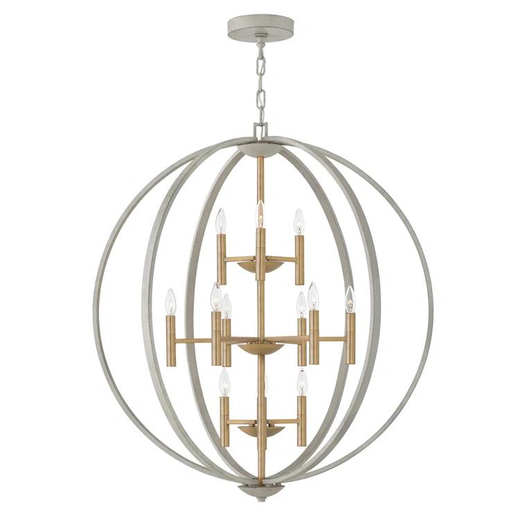 Hinkley Lighting - Euclid - 16 Light Extra Large 3-Tier Orb Chandelier in
