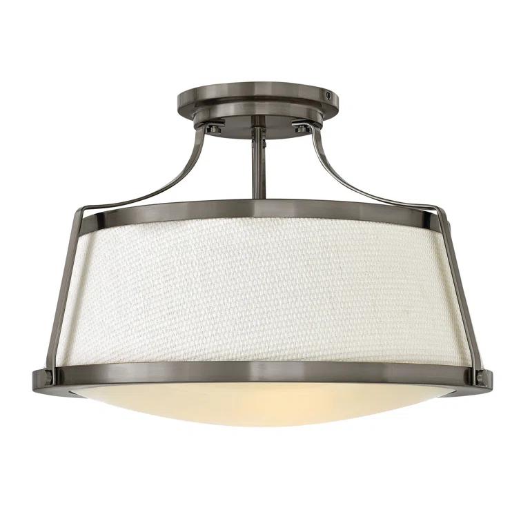 Charlotte 3 - Light 20" Semi Flush Mount
