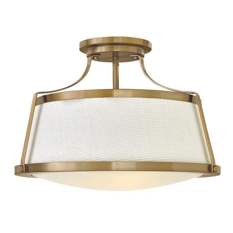 Charlotte 3 - Light 20" Semi Flush Mount