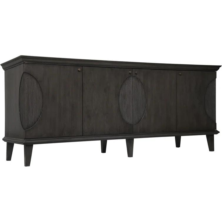 Noir Dumont 74.5'' Solid Wood Sideboard