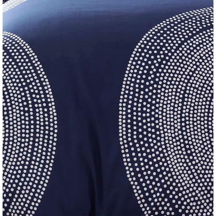 Marimekko Fokus Cotton Navy Duvet Cover Set