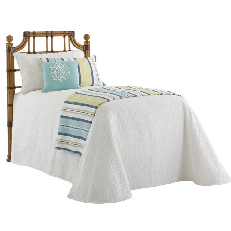 Tommy Bahama Home Twin Palms St. Kitts Rattan Headboard