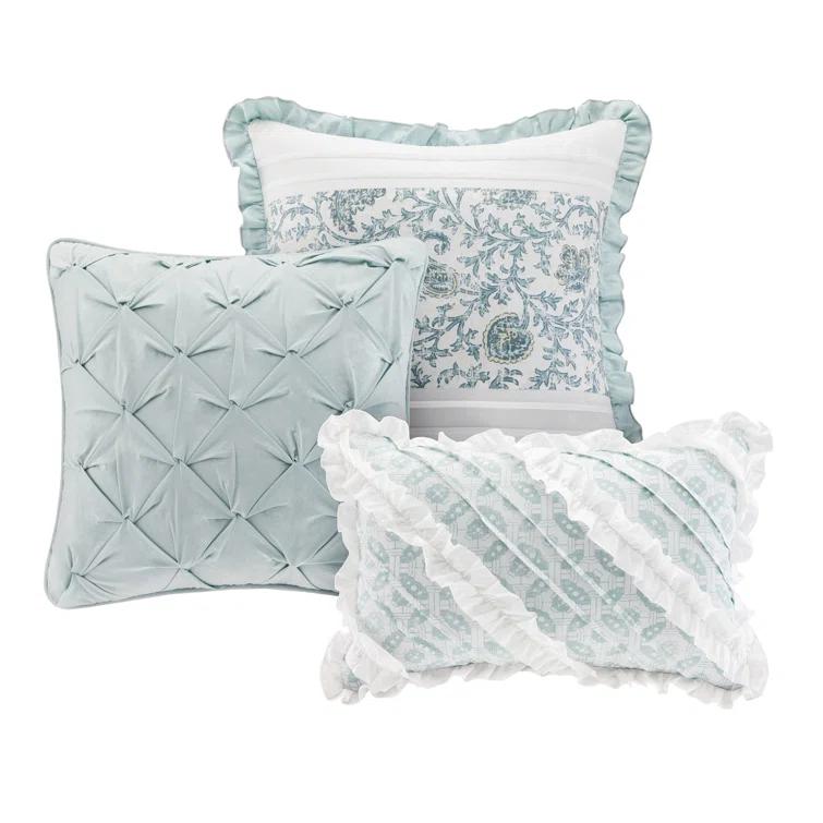 Dawn 9 Piece 100% Cotton Duvet Cover Set