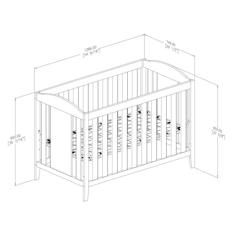 Angel 3 -in-1 Convertible Crib