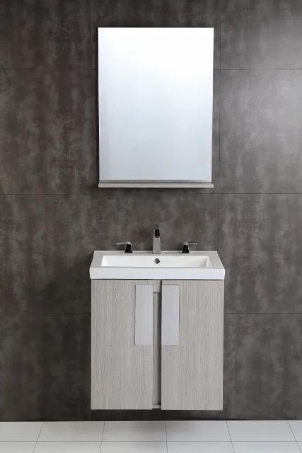 Lukeson 30'' Single Bathroom Vanity with Ceramic Top
