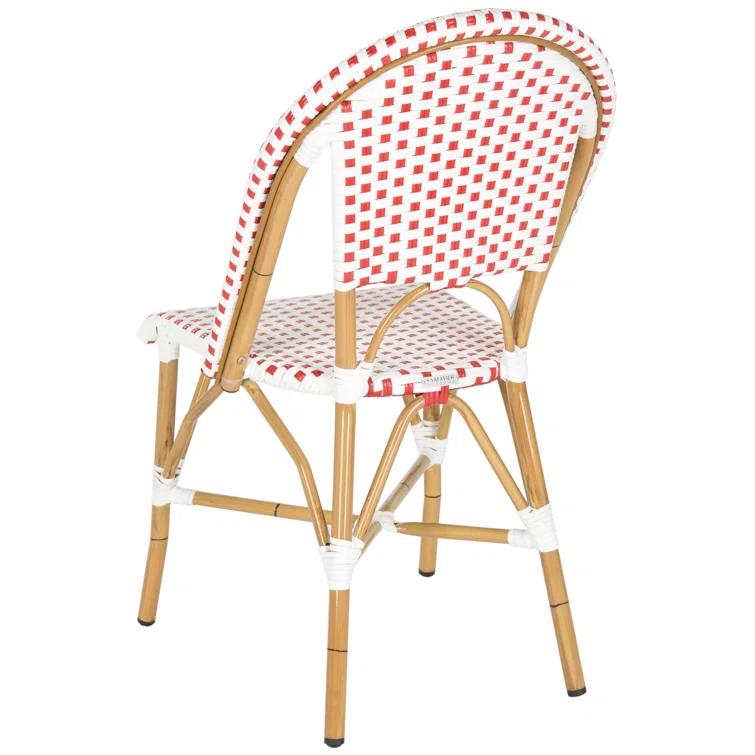 Casidy Polyethylene (PE) Wicker Wicker Outdoor Dining Side Chair