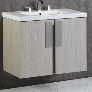 Lukeson 30'' Single Bathroom Vanity with Ceramic Top