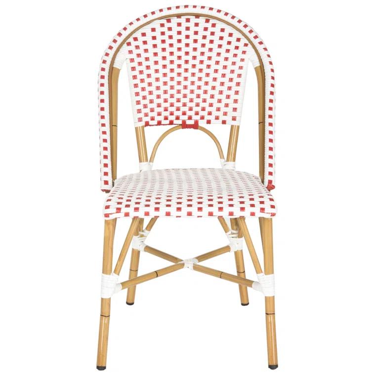 Casidy Polyethylene (PE) Wicker Wicker Outdoor Dining Side Chair