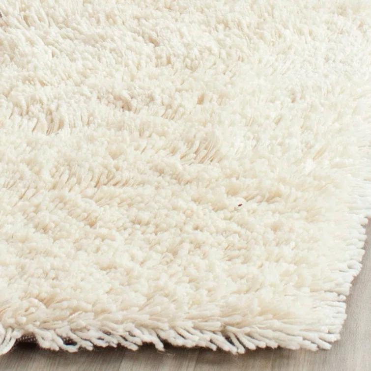 Assar Handmade Shag Ivory Rug