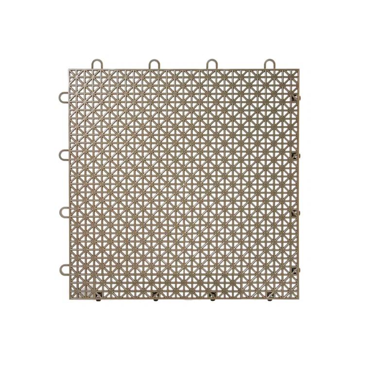 Quix Tile Quix Interlocking Indoor/Outdoor Floor Tiles, Patio Flooring, Garage Tile, Decorative Mat, Sport Courts