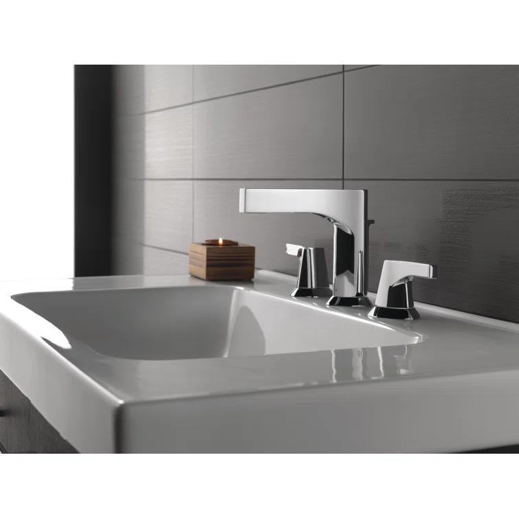 Zura Widespread Faucet with Drain Assembly
