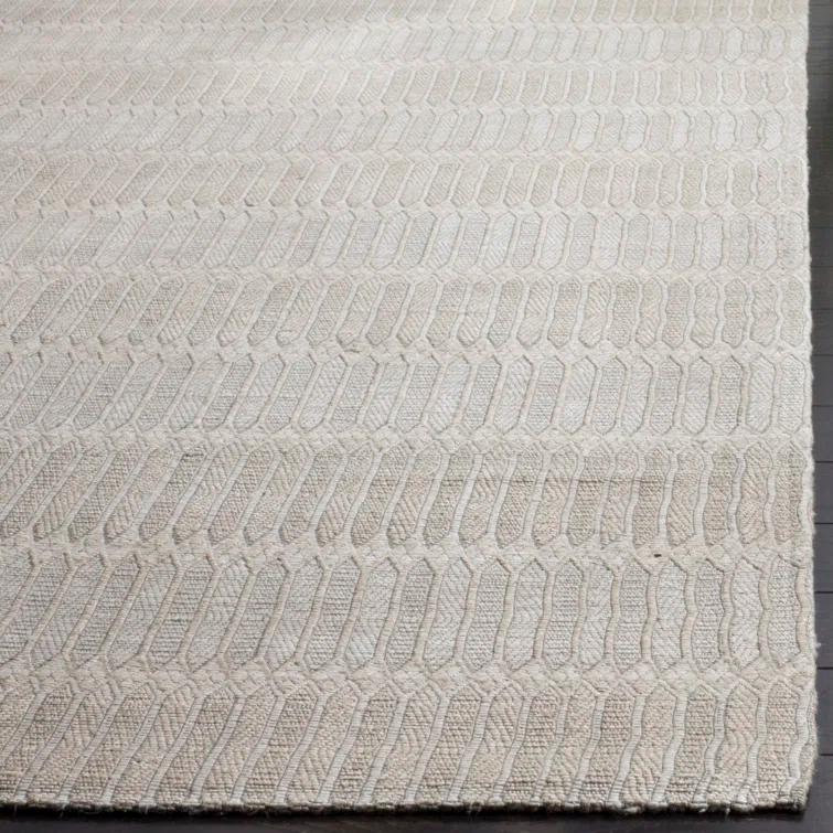 Amritpal Hand Loomed Bamboo And Viscose Striped Rug