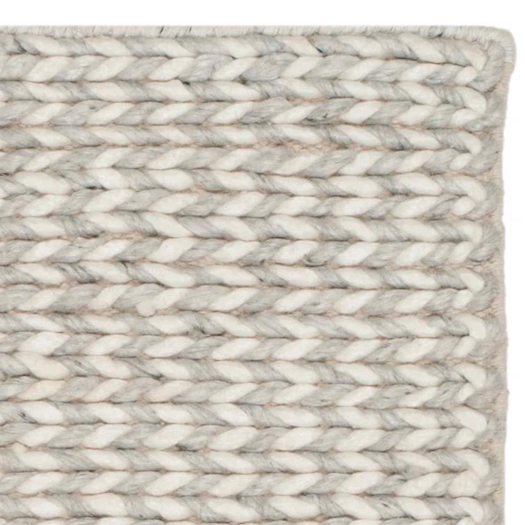 Natura Hand Woven 60% Wool And 40% Viscose Chevron Rug
