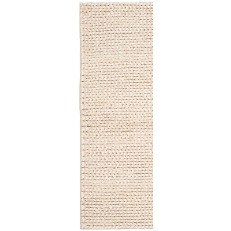 Pennsburg Natural Fiber Hand Woven Jute Chevron Rug
