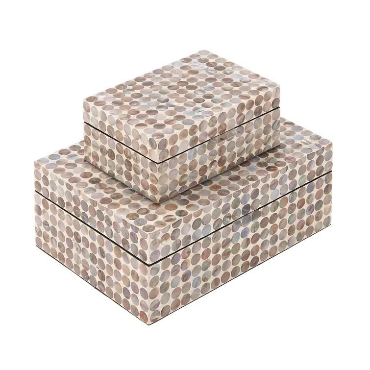 Juliette 2 - Piece Handmade Decorative Box