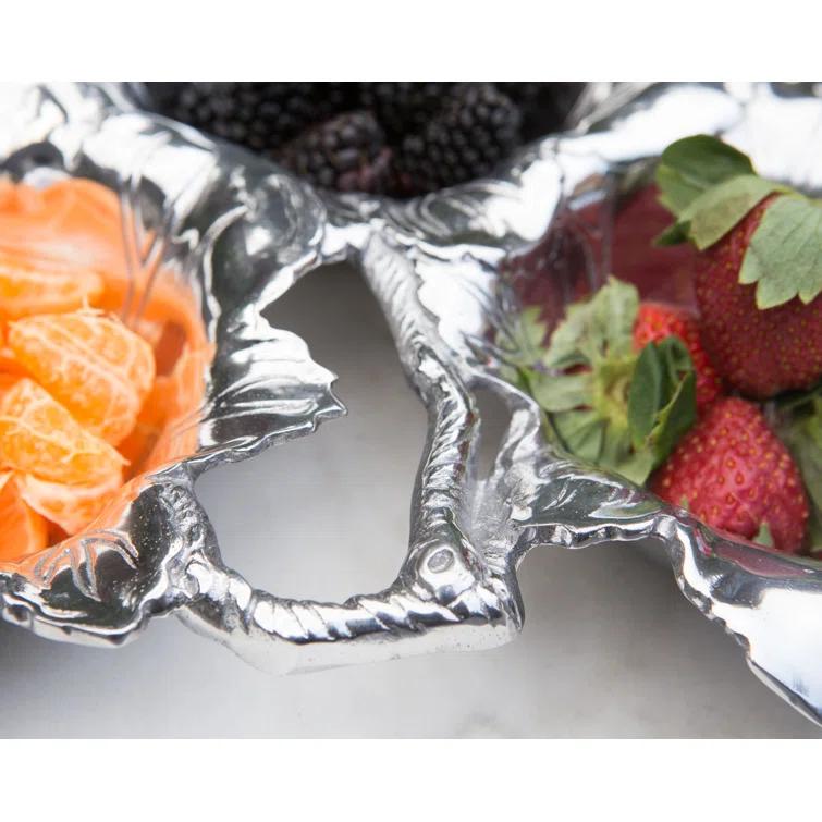 Arthur Court Designs Safari Aluminum Fruit Bowl