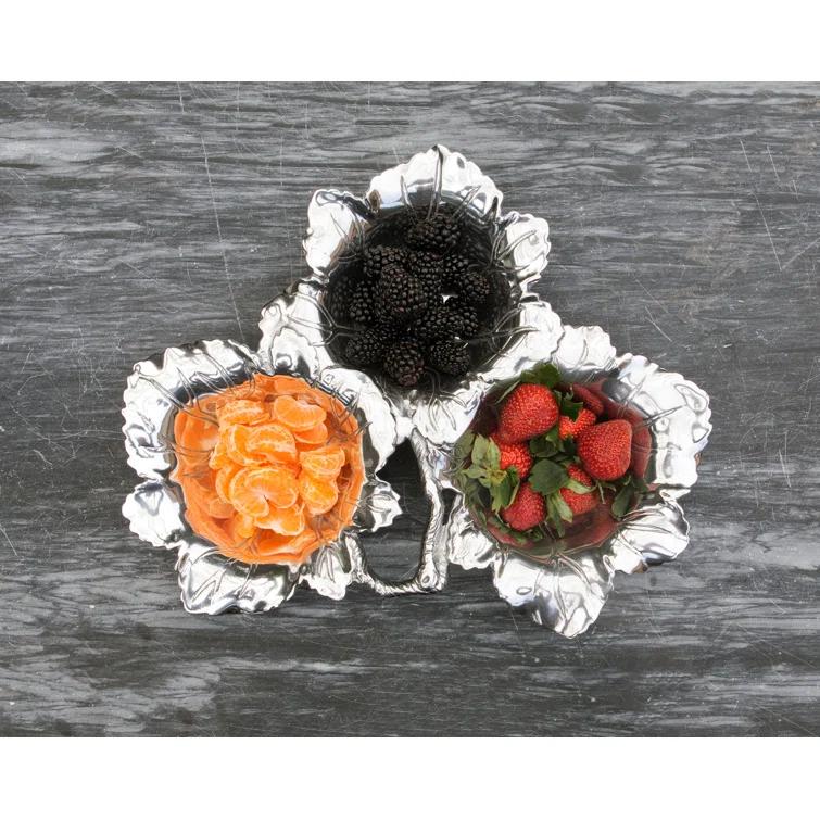 Arthur Court Designs Safari Aluminum Fruit Bowl