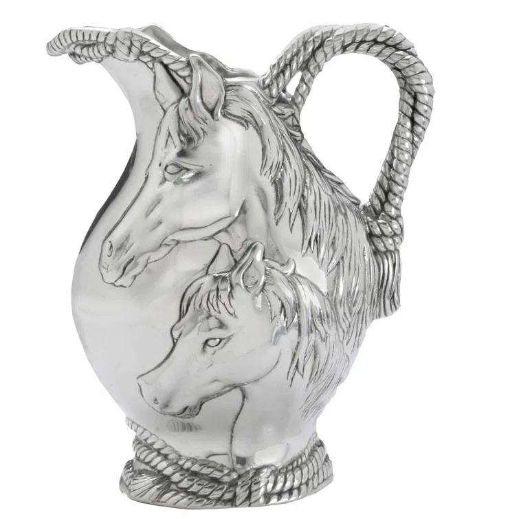 Arthur Court Designs Equestrian Horse and Rope Pitcher