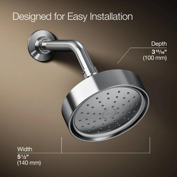 Purist 1.75 GPM Single-Function Showerhead with Katalyst Air-Induction Technology