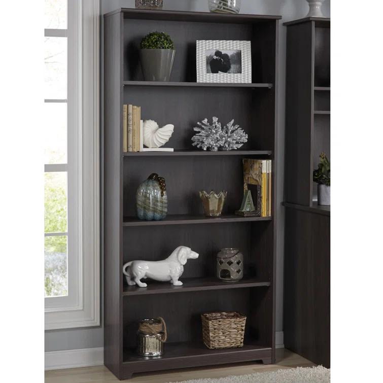 Shelonda 5 Shelf 66" Standard Bookcase