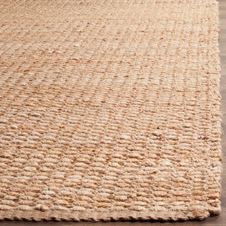Uma Natural Fiber Hand Woven Jute Solid Color Rug