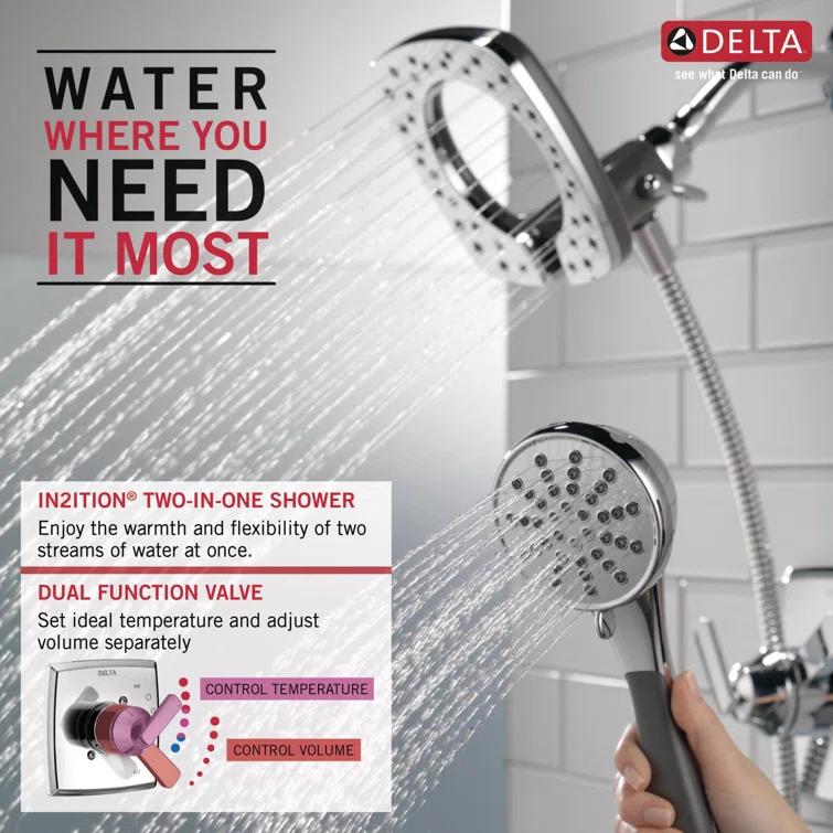 Ashlyn 17 Series Dual-Function Shower Faucet Set, In2ition Shower Handle Trim Kit