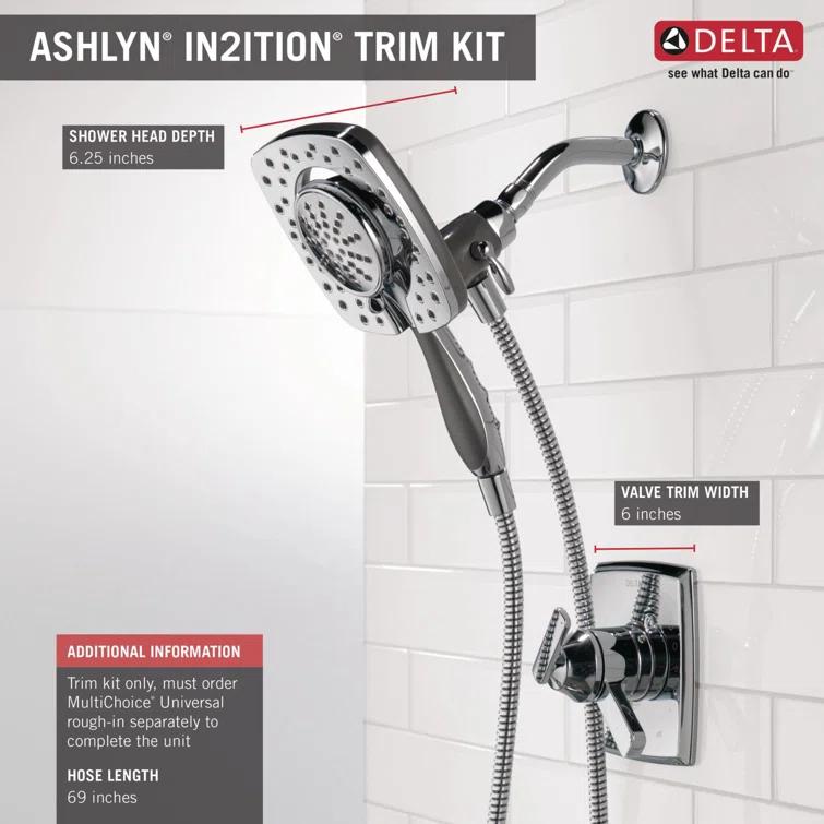 Ashlyn 17 Series Dual-Function Shower Faucet Set, In2ition Shower Handle Trim Kit
