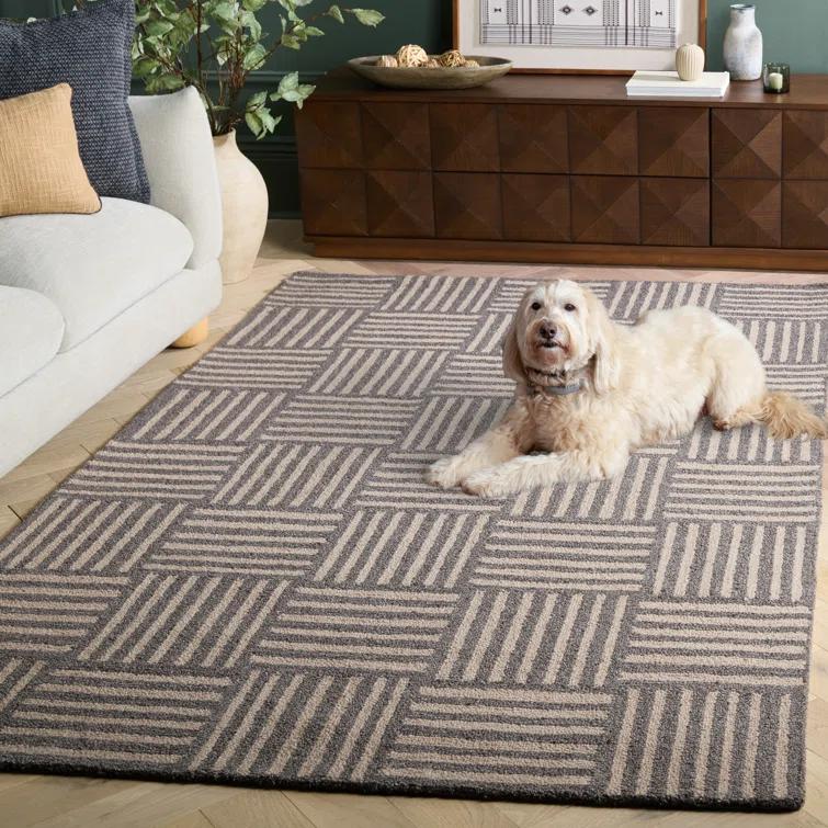 Stockton Hand Tufted Performance Striped Rug