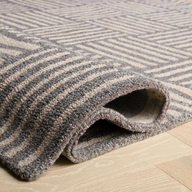 Stockton Hand Tufted Performance Striped Rug